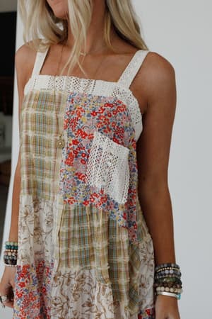 golden-fields-patchwork-dress-green/Green