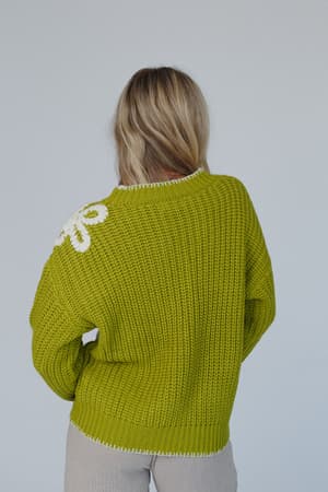 daisy-belle-sweater-green/Green