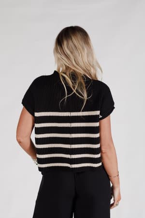 margot-striped-sweater-top-black/Black