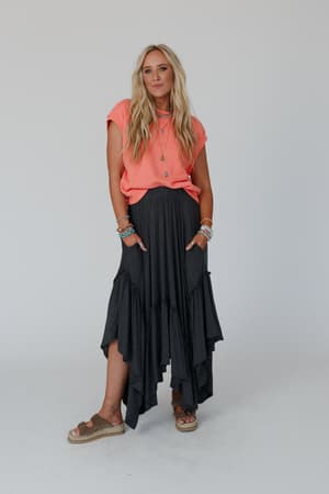 forever-beauty-maxi-skirt-charcoal-2-tone/Charcoal