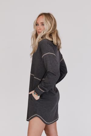 meadow-long-sleeve-tunic-dress-charcoal/Charcoal
