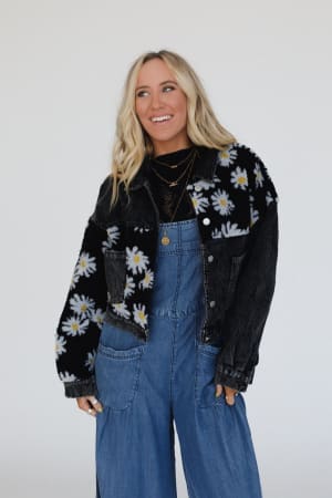 Just Dreaming Daisy Jacket: undefined