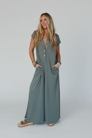 davina-wide-leg-jumpsuit-light-olive/Light Olive