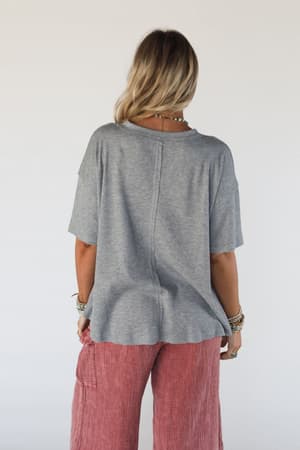 soft-plume-henley-top-heather-grey/Heather Gray