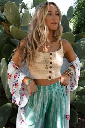 heatwaves-button-down-brami-oatmeal/Oatmeal