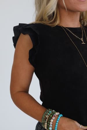 sweet-escape-top-black/Black