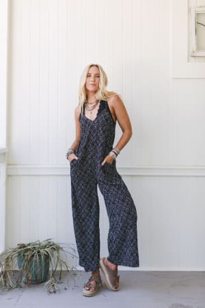 Annabelle Printed Jumpsuit: undefined