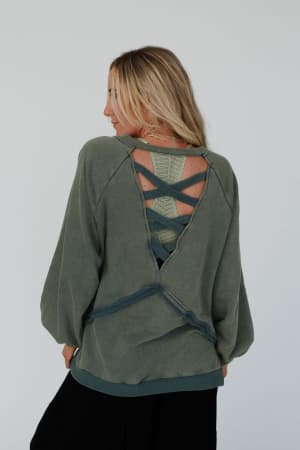 Crossed Paths Sweatshirt: undefined