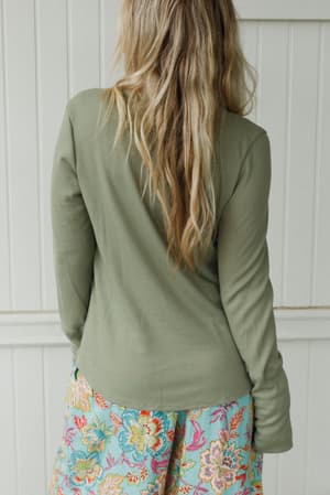 the-nest-jacqueline-long-sleeve-top-sage/Sage