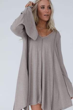 golden-hour-long-bell-sleeve-tunic-dress-latte/Latte