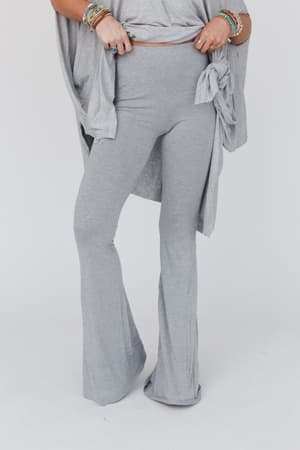 wren-tunic-and-cher-flare-set-heather-gray/Heather Gray