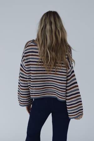 meadow-crochet-striped-top-taupe-multi/Taupe