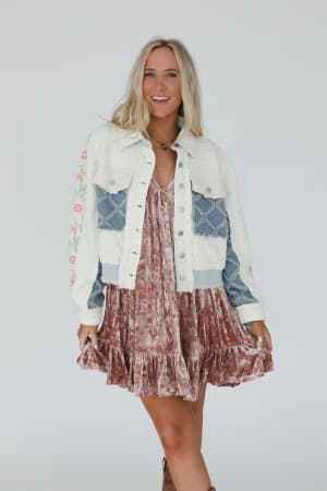 On The Vine Quilted Jacket: undefined