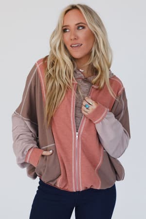 The Nest Zealand Zippered Top: undefined