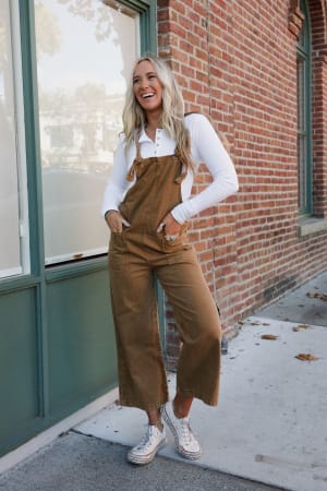 Elliot Knotted Overalls: undefined