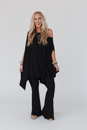 wren-tunic-and-cher-flare-set-black/Black