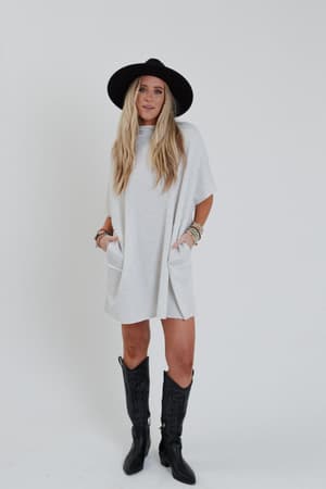 laid-back-luxe-dress-light-heather-gray/Light Heather Gray