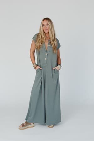 The Nest Davina Wide Leg Jumpsuit: undefined