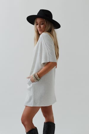 laid-back-luxe-dress-light-heather-gray/Light Heather Gray