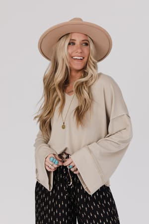 love-it-v-neckline-sweater-top-taupe/Taupe