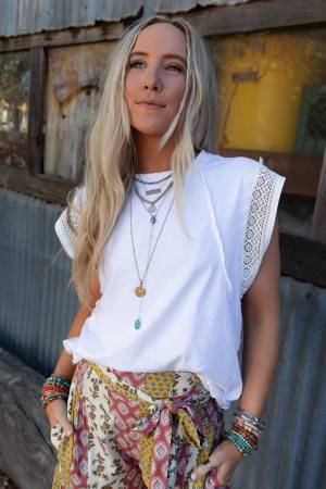 Clean Cut Short Sleeve Top: undefined