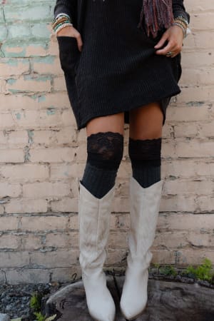 Becca Knee High Socks: undefined