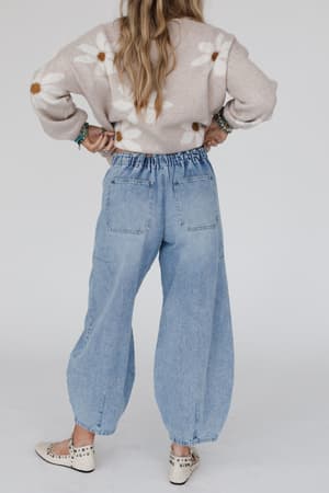 above-it-all-barrel-jeans-light-wash/Blue