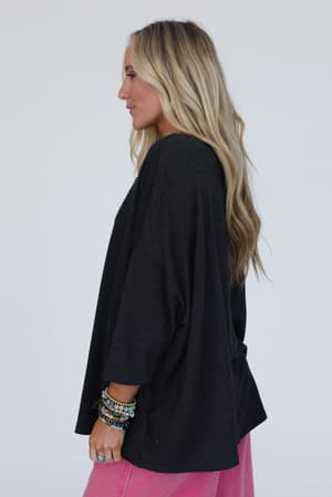 sunday-stroll-oversized-tee-black/Black