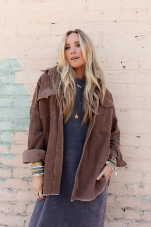 gardener-embroidered-button-down-top-mocha/Mocha