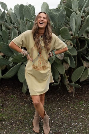 Retro Peace Tunic: undefined