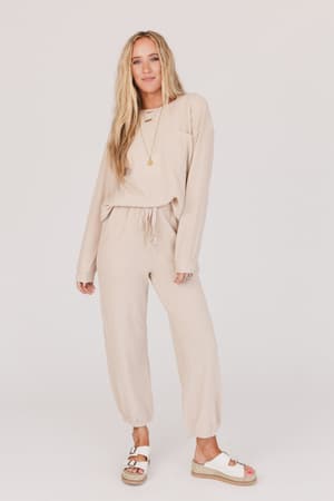 calling-the-shots-waffle-knit-set-beige/Beige