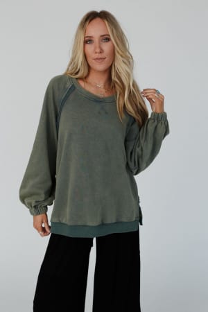 crossed-paths-sweatshirt-olive/Olive