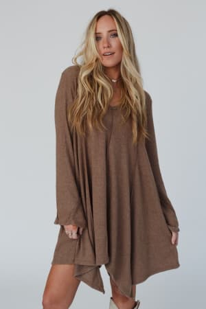 clear-day-bell-sleeve-tunic-mocha/Mocha