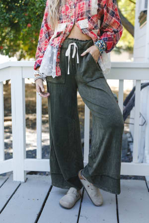 The Nest Heaven Sent Wide Leg Pant: undefined