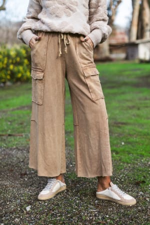 Game On Cargo Wide Leg Pant: undefined