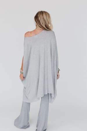 wren-tunic-and-cher-flare-set-heather-gray/Heather Gray