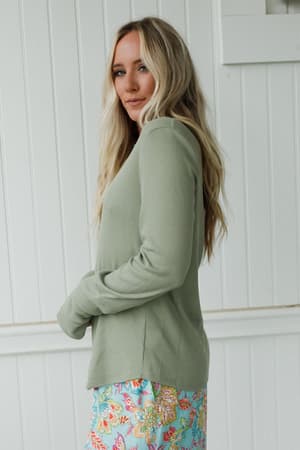 the-nest-jacqueline-long-sleeve-top-sage/Sage