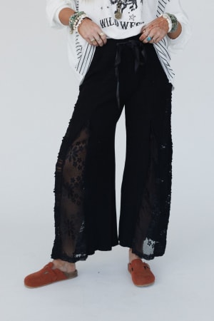 Sequoia Lace Wide Leg Pants: undefined