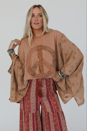 peace-path-embroidered-top-mocha/Brown