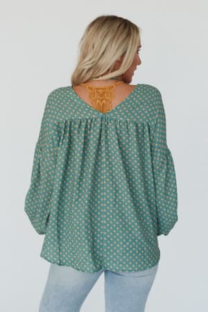 kendrix-printed-top-teal/Teal