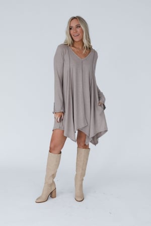 golden-hour-long-bell-sleeve-tunic-dress-latte/Latte
