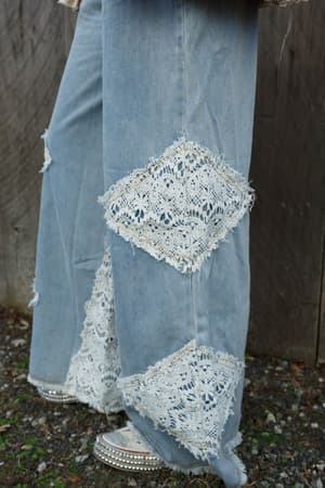 crosby-crochet-patch-jeans-denim/Blue