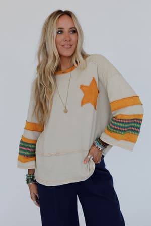 starbeam-pullover-top-khaki/Khaki