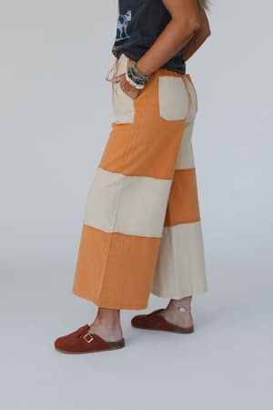 coastal-colorblock-pants-camel/Camel