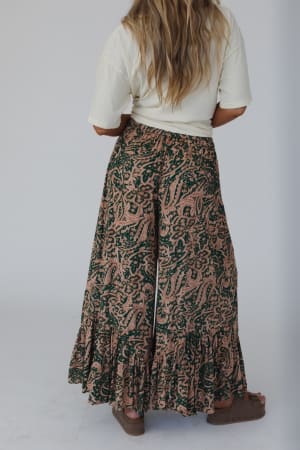 paisley-dream-ruffled-pants-green/Green