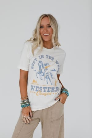 The Nest Saddle Up Graphic Tee: undefined
