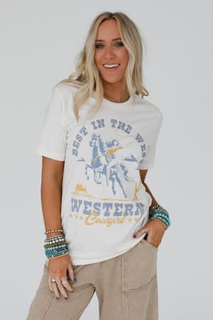 The Nest Saddle Up Graphic Tee: undefined