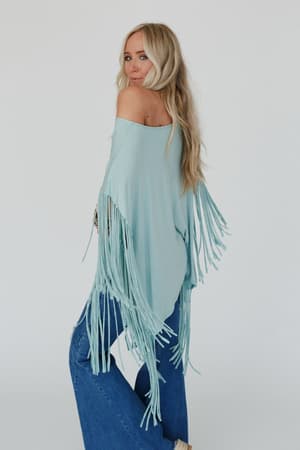 showstopper-fringe-top-washed-sea-foam/Washed Seafoam