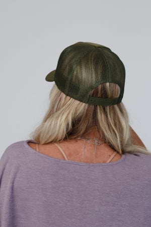 not-your-cowboy-trucker-hat-olive/Olive