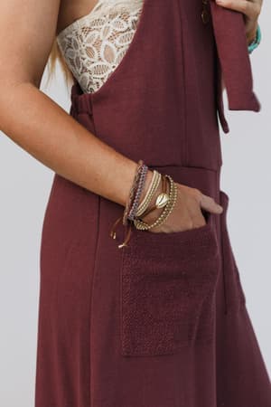 Coastal Woven Bracelet Set: undefined